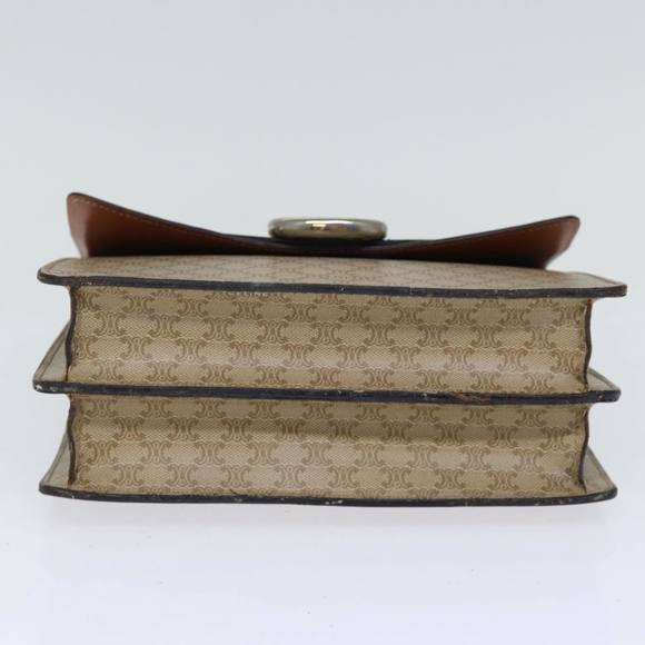 CELINE Macadam Canvas Hand Bag Beige Auth 73851 - Picture 5 of 16